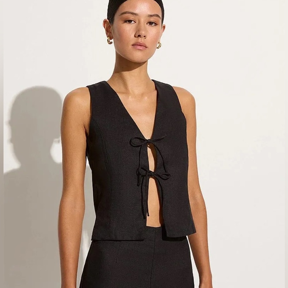 NWT faithfull the brand tie vest